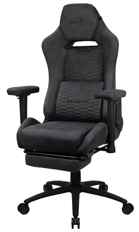 Игровое кресло AeroCool Royal AeroSuede (Slate Grey) - 4