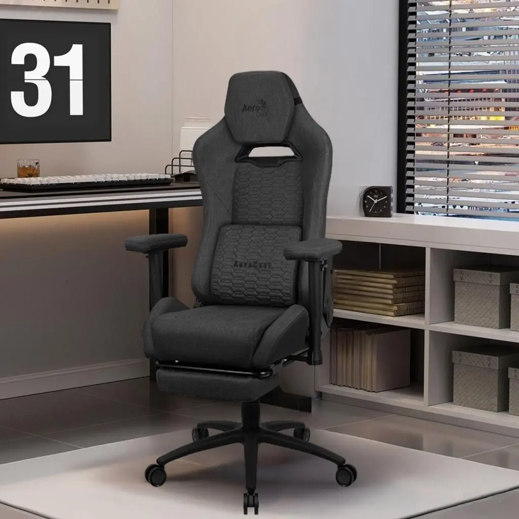 Игровое кресло Aerocool Royal AeroWeave (Ash Black)