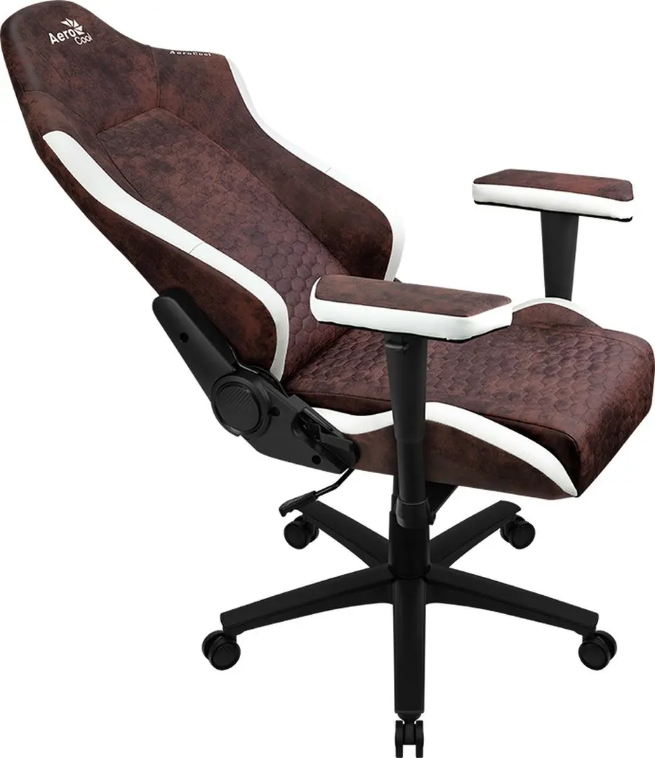 Кресло геймерское AeroCool Crown AeroSuede (Burgundy Red)