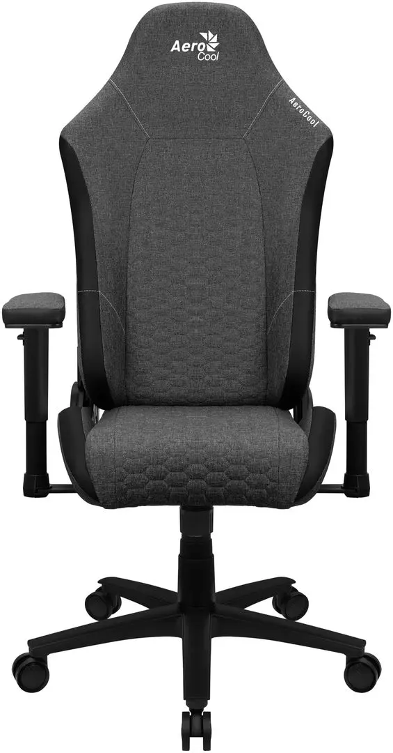 Кресло геймерское AeroCool Crown AeroWeave (Ash Black)