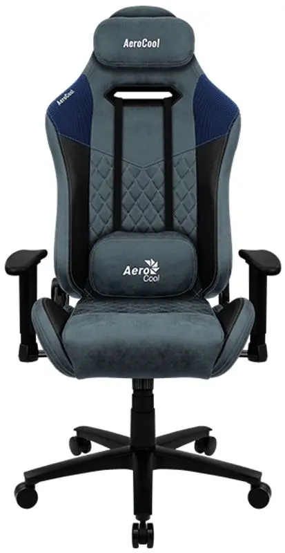 Кресло геймерское AeroCool Duke (Steel Blue)