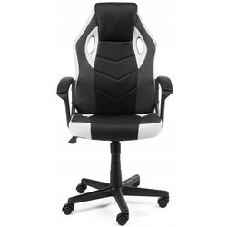 Fotoliu gaming Akord F4G FG-19 (White/Black) Thumb