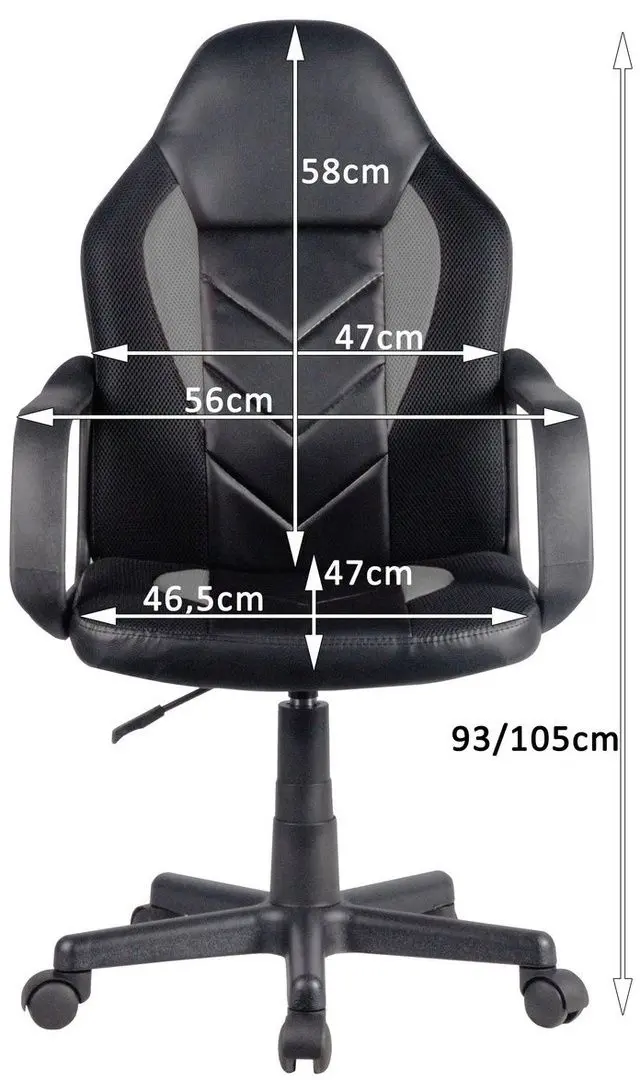 Fotoliu gaming Akord F4G FG-C18 (Black) - 2