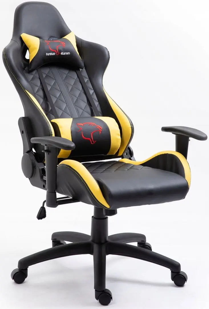 Кресло геймерское Akord F4G FG40 HQ (Yellow) - 3