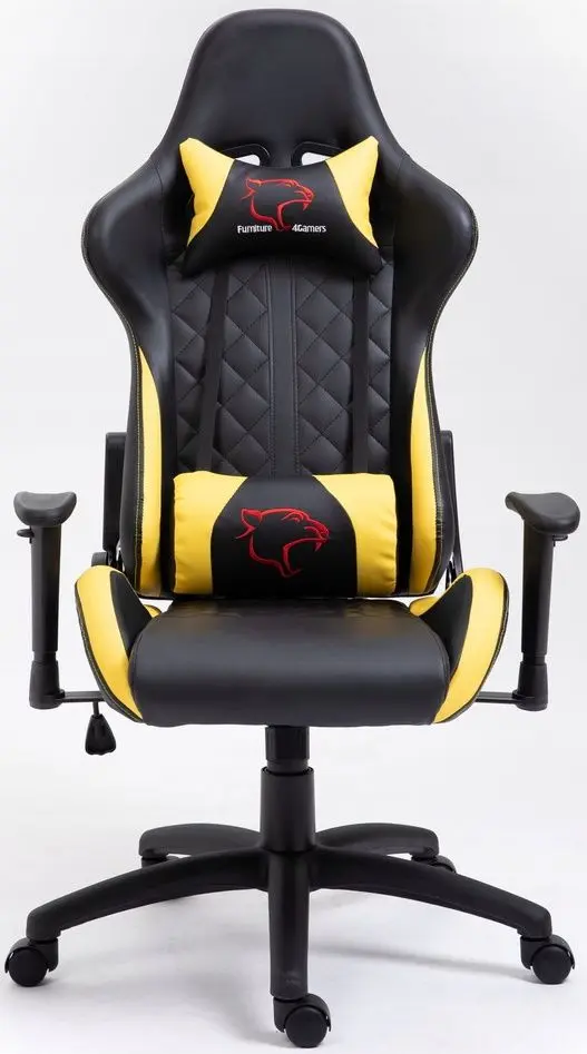 Кресло геймерское Akord F4G FG40 HQ (Yellow) - 4