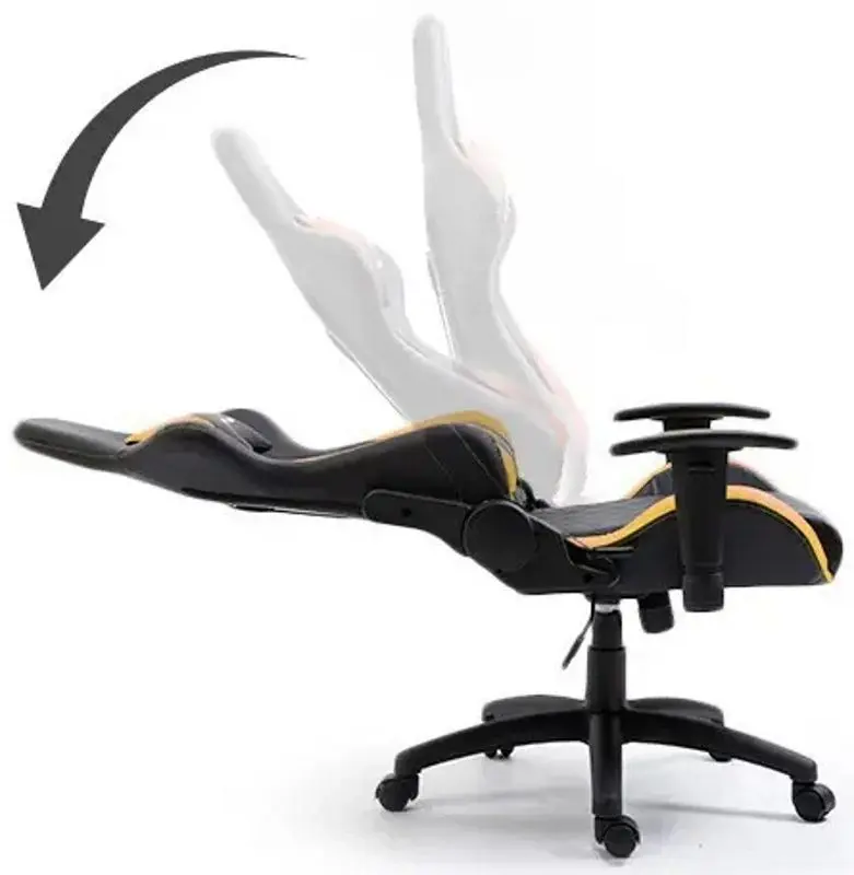 Кресло геймерское Akord F4G FG40 HQ (Yellow) - 8