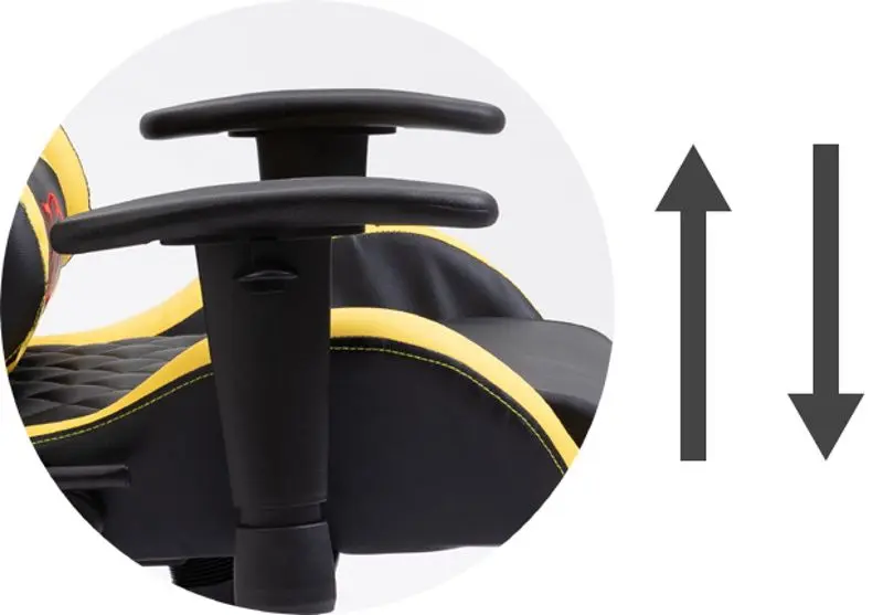 Кресло геймерское Akord F4G FG40 HQ (Yellow) - 10