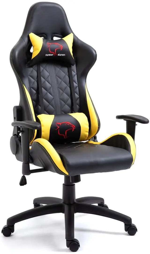 Кресло геймерское Akord F4G FG40 HQ (Yellow)