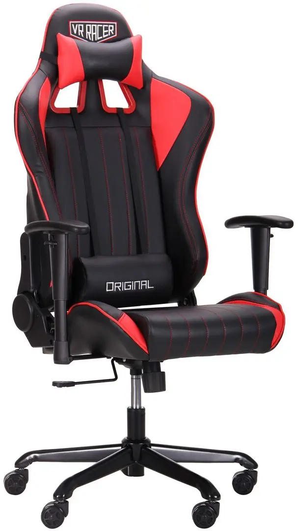 Кресло геймерское AMF VR Racer Shepard (Black/Red)