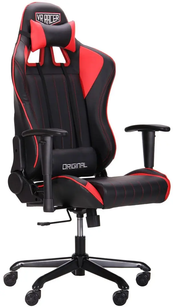 Кресло геймерское AMF VR Racer Shepard (Black/Red) - 2