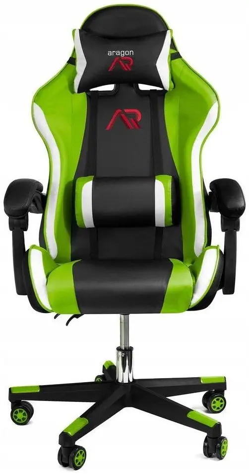 Кресло геймерское Aragon CM-439917 (Black/Green)