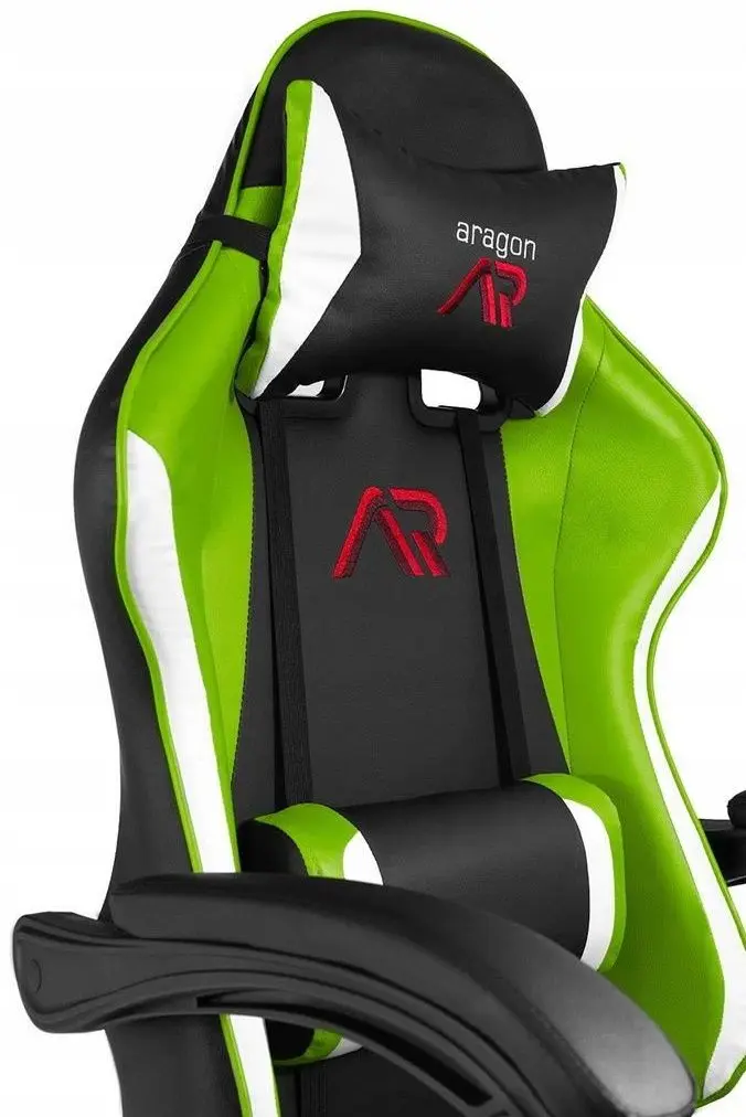 Кресло геймерское Aragon CM-439917 (Black/Green)