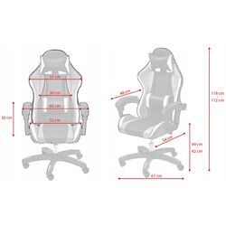 Кресло геймерское Aragon CM-439917 (Black/Green) Thumb