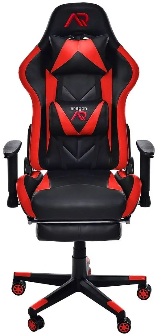 Fotoliu gaming + covoras pentru mouse Jumi Aragon CM-439474 (Black/Red)