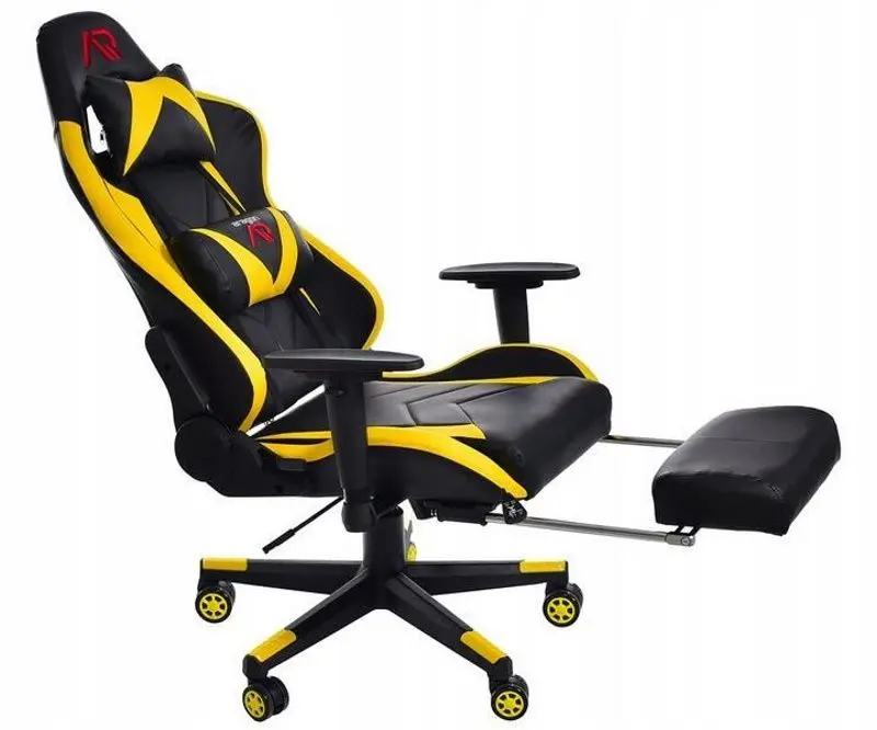 Fotoliu gaming + covoras pentru mouse Aragon Dragon CM-439498 (Black/Yellow)