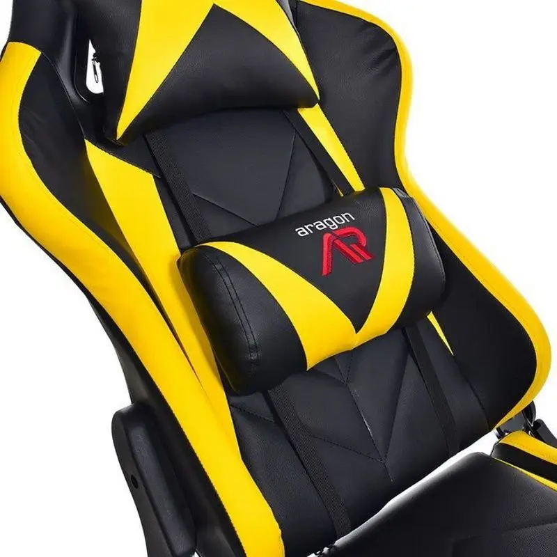 Fotoliu gaming + covoras pentru mouse Aragon Dragon CM-439498 (Black/Yellow)