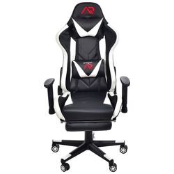 Fotoliu gaming + covoras pentru mouse Jumi Aragon CM-439528 (Black/White) Thumb