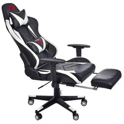 Fotoliu gaming + covoras pentru mouse Jumi Aragon CM-439528 (Black/White) Thumb