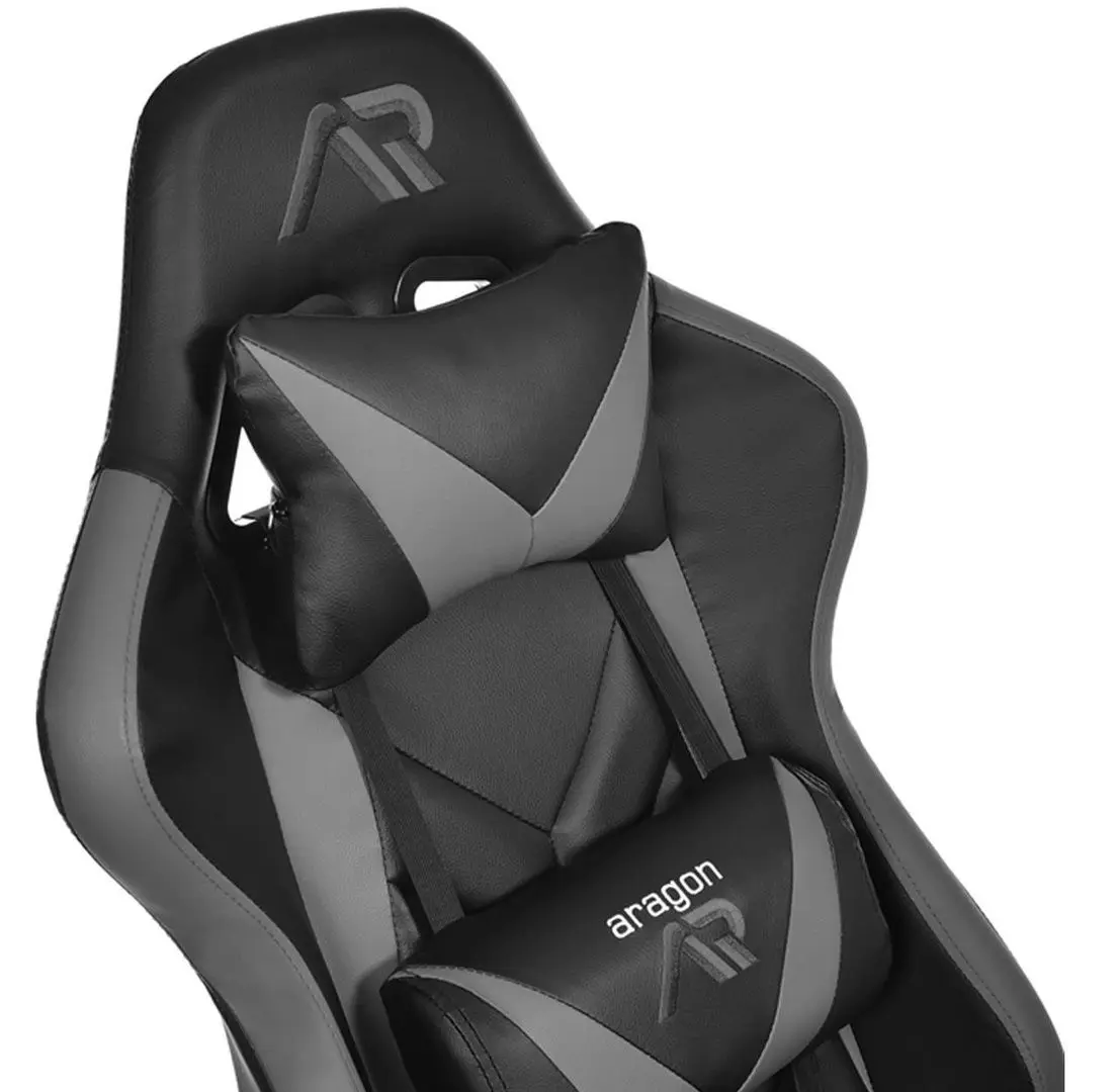 Fotoliu gaming + covoras pentru mouse Jumi Aragon CM-439528 (Black/White)