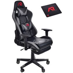 Fotoliu gaming + covoras pentru mouse Aragon Dragon CM-439535 (Black/Gray)