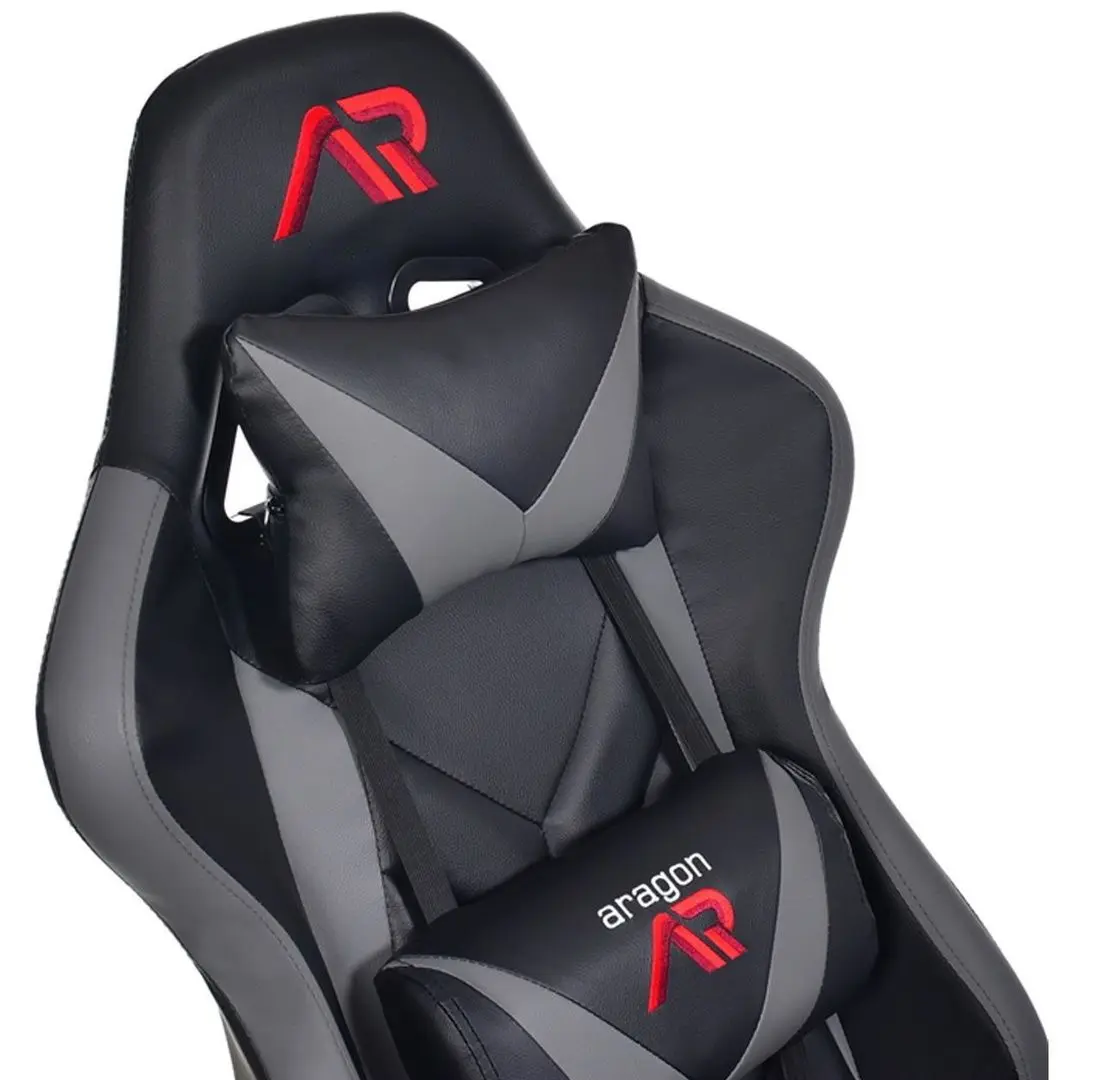 Fotoliu gaming + covoras pentru mouse Aragon Dragon CM-439535 (Black/Gray) - 8