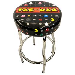 Scaun de jocuri Arcade1Up Pac-Man Stool (Black/Silver) Thumb