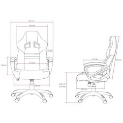 Игровое кресло Arozzi Monza (Black/Red) Thumb