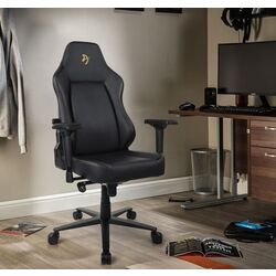 Fotoliu gaming Arozzi Primo PU (Black/Gold)