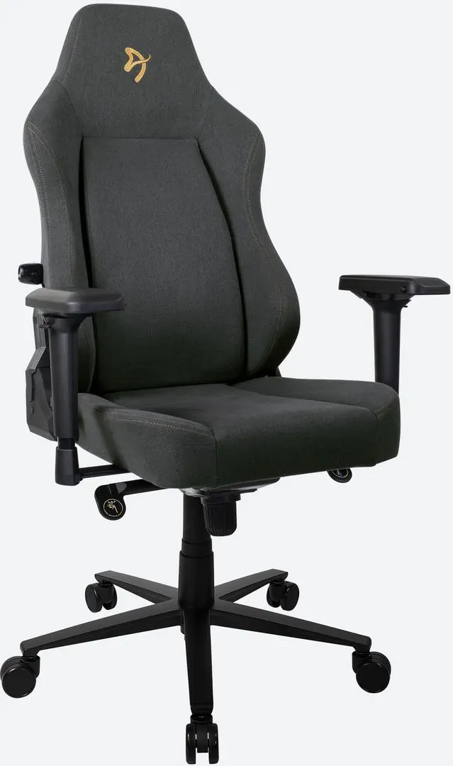 Fotoliu gaming Arozzi Primo Woven Fabric (Black/Gold) - 4
