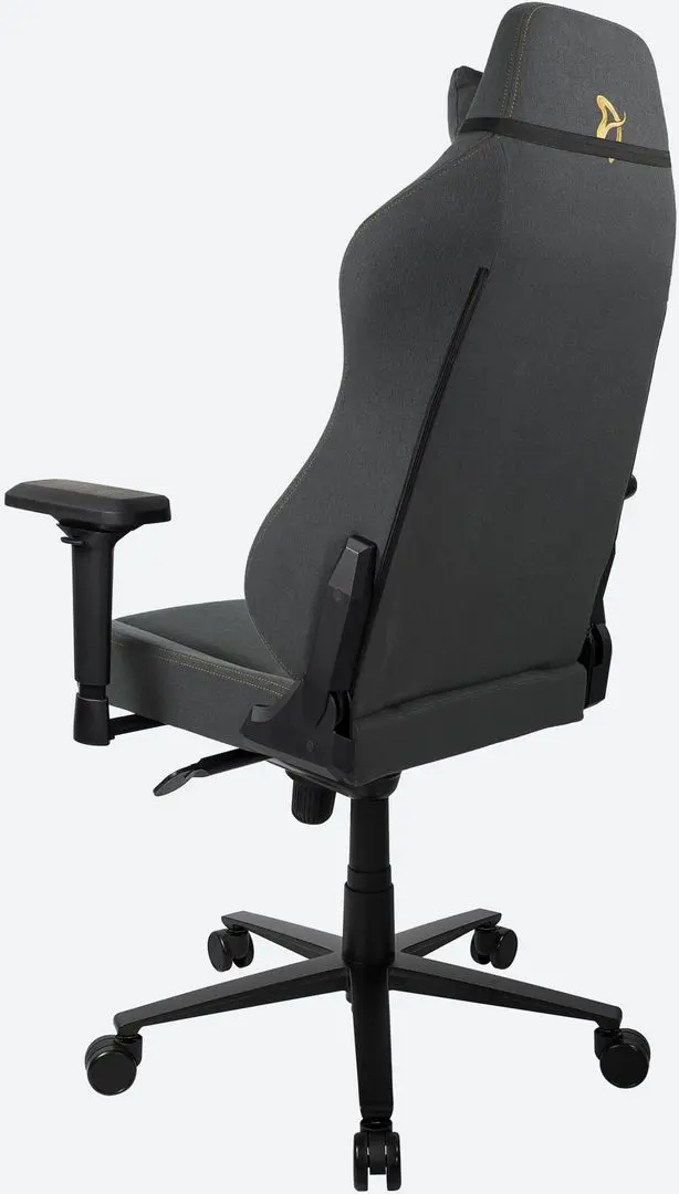Fotoliu gaming Arozzi Primo Woven Fabric (Black/Gold) - 2