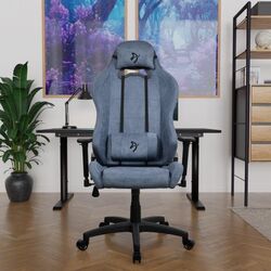 Fotoliu gaming Arozzi Torretta Soft Fabric (Blue)