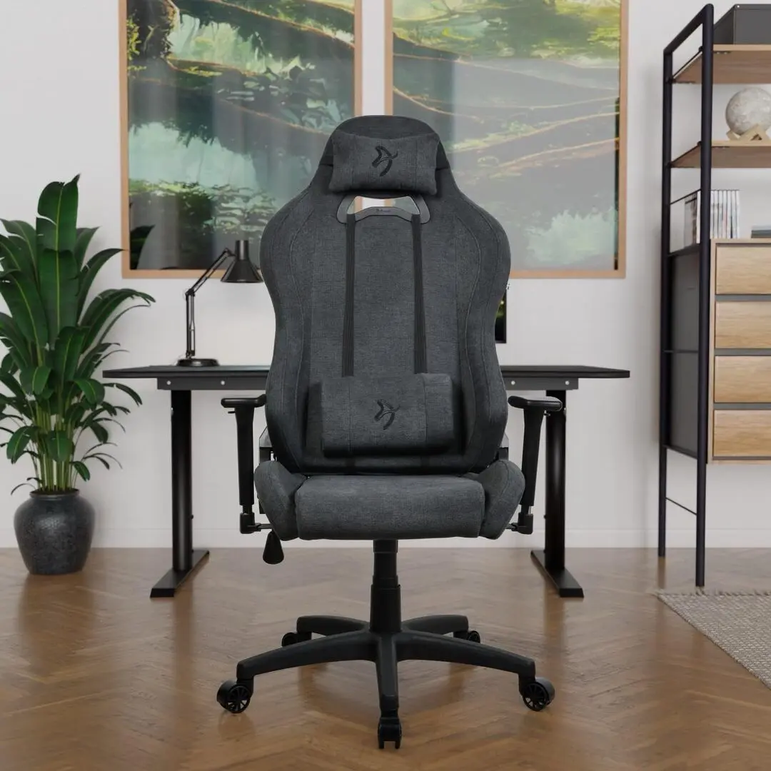 Fotoliu gaming Arozzi Torretta Soft Fabric (Dark Grey)
