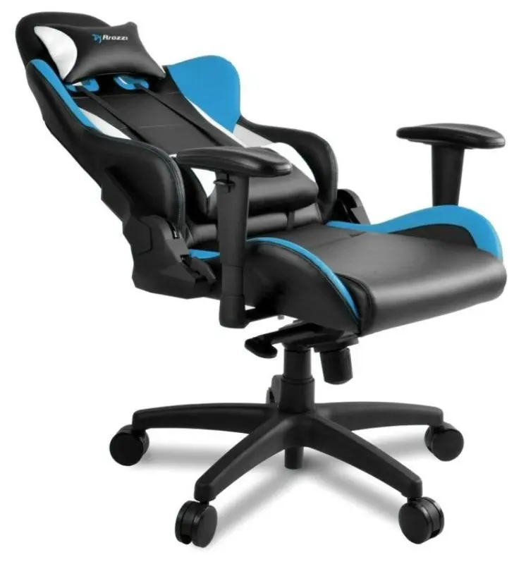 Кресло геймерское Arozzi Verona Pro V2 (Black/Blue) - 3