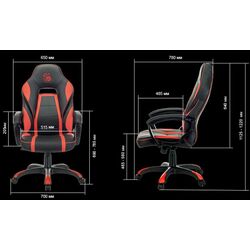 Игровое кресло Bloody GC-350 (Black/Red) Thumb
