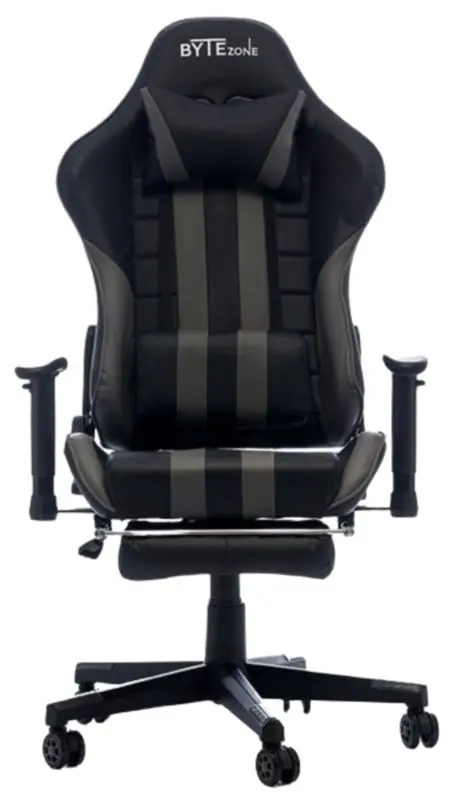 Fotoliu pentru jocuri Bytezone Python (Black/Gray)
