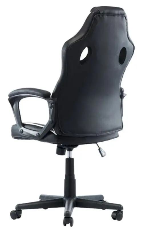 Fotoliu pentru jocuri ByteZone Racer (Black/Grey/White) - 4