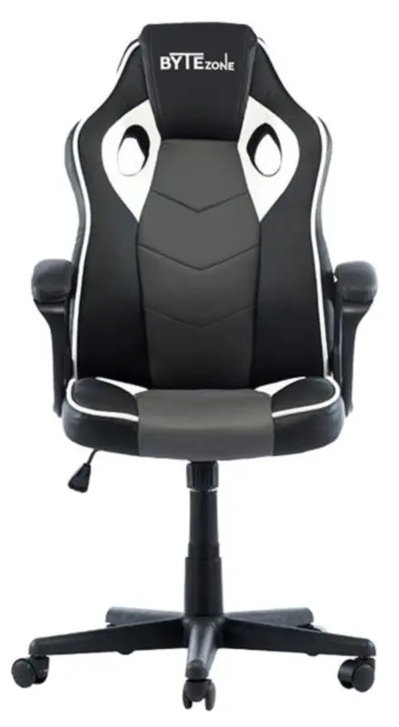 Fotoliu pentru jocuri ByteZone Racer (Black/Grey/White)