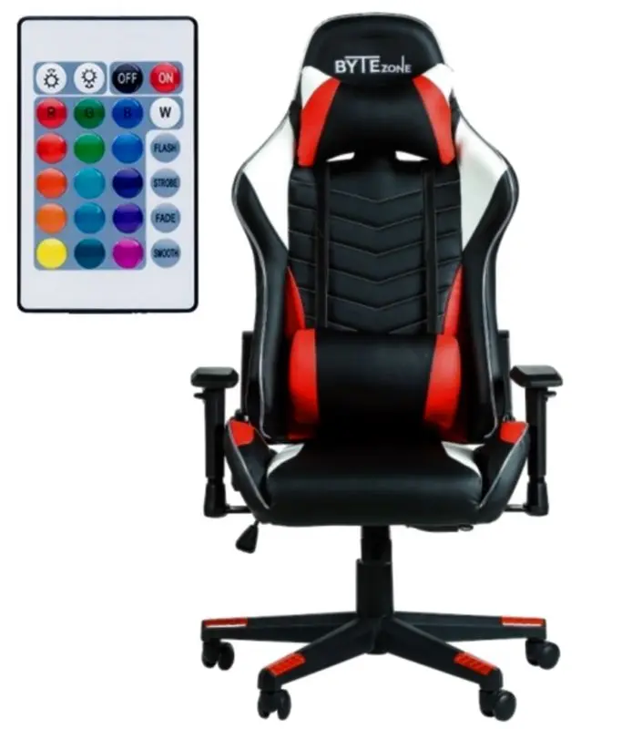 Fotoliu pentru jocuri ByteZone Winner (Black/Red) - 2