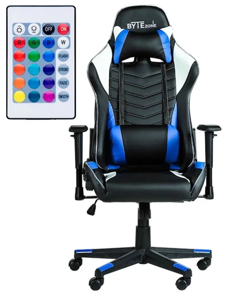 Fotoliu pentru jocuri ByteZone Winner (Blue) - 5