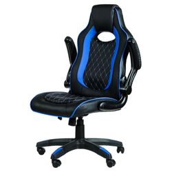 Fotoliu gaming ByteZone Spiner (Black/Blue) Thumb