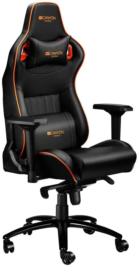 Кресло геймерское Canyon Corax CND-SGCH5 (Black/Orange)