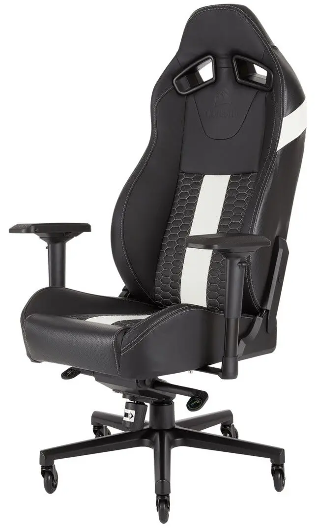 Fotoliu gaming Corsair T2 Road Warrior (Black/White)