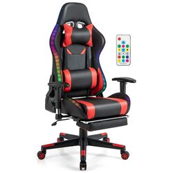 Игровое кресло Costway CB10483RE (Black/Red) Thumb