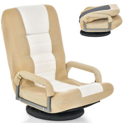 Fotoliu gaming Costway HW65937CF (Coffee) Thumb