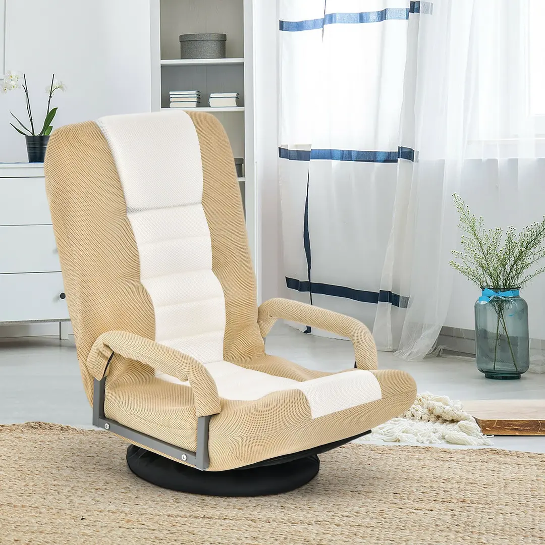 Fotoliu gaming Costway HW65937CF (Coffee)