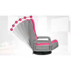 Fotoliu gaming Costway HW65937MH (Pink) Thumb