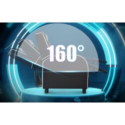 Fotoliu gaming Costway HV10006WH (White/Black) Thumb