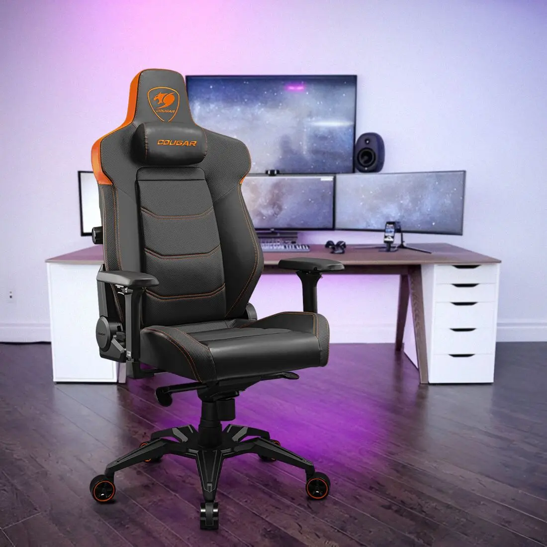 Fotoliu gaming Cougar Armor Evo (Black/Orange)