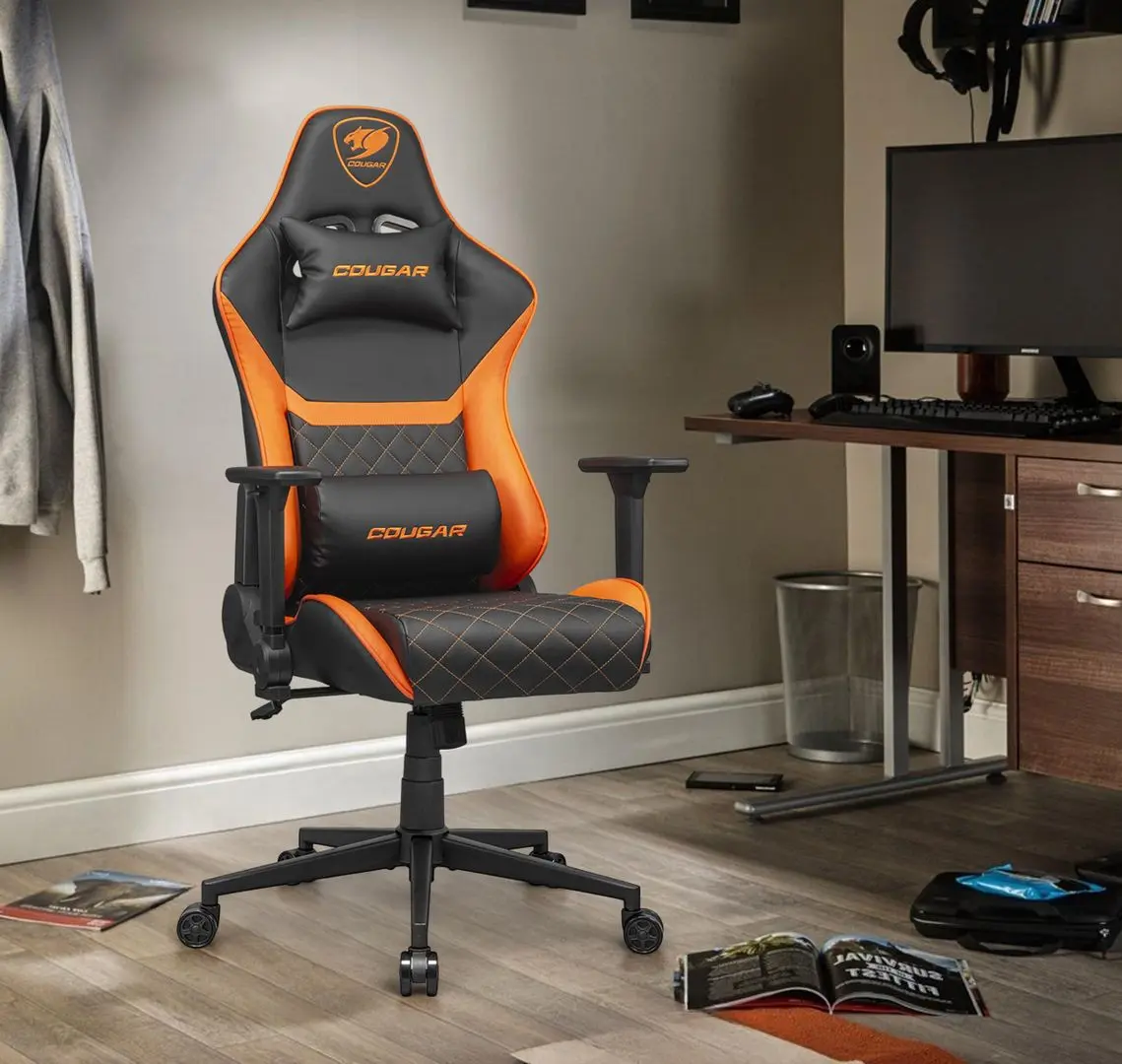 Fotoliu gaming Cougar Armor One V2 (Black/Orange)