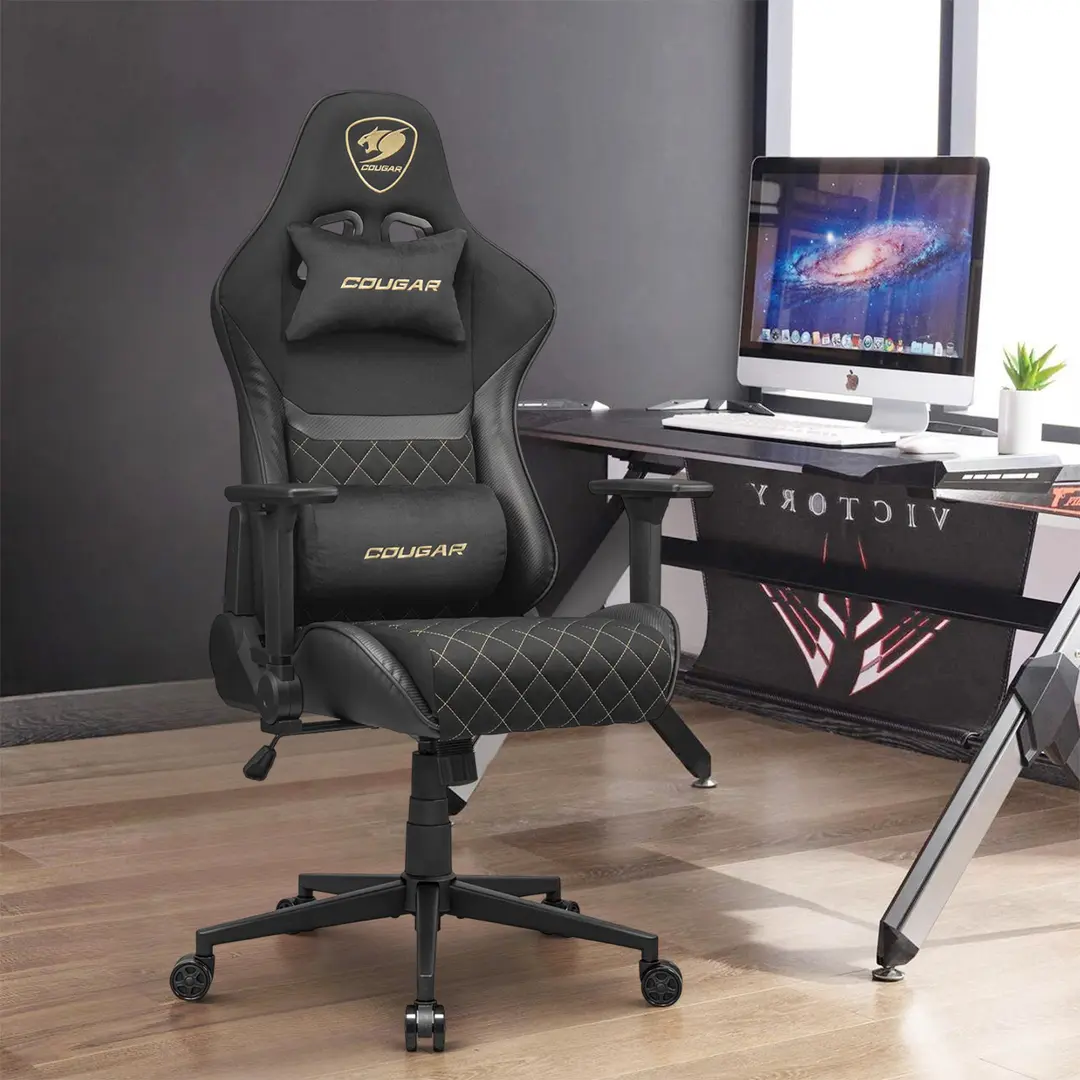 Игровое кресло Cougar Armor One V2 F (Black/Gold)